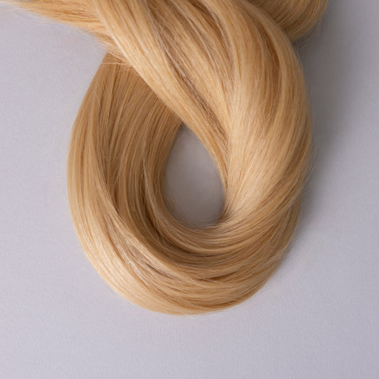 7 Piece Clip In Hair Extensions: #24 Golden Light Blonde