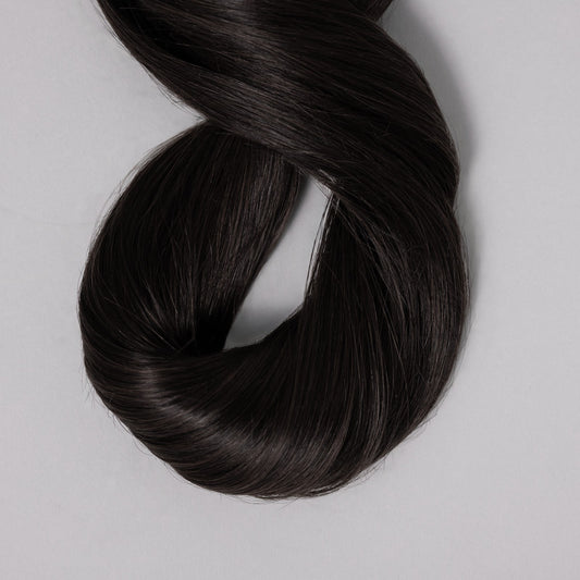 7 Piece Clip In Hair Extensions: #2 Medium Brown
