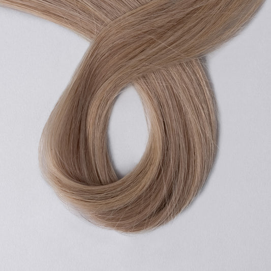 Tape Hair Extensions: #VB Light Creamy Platinum Grey Blonde