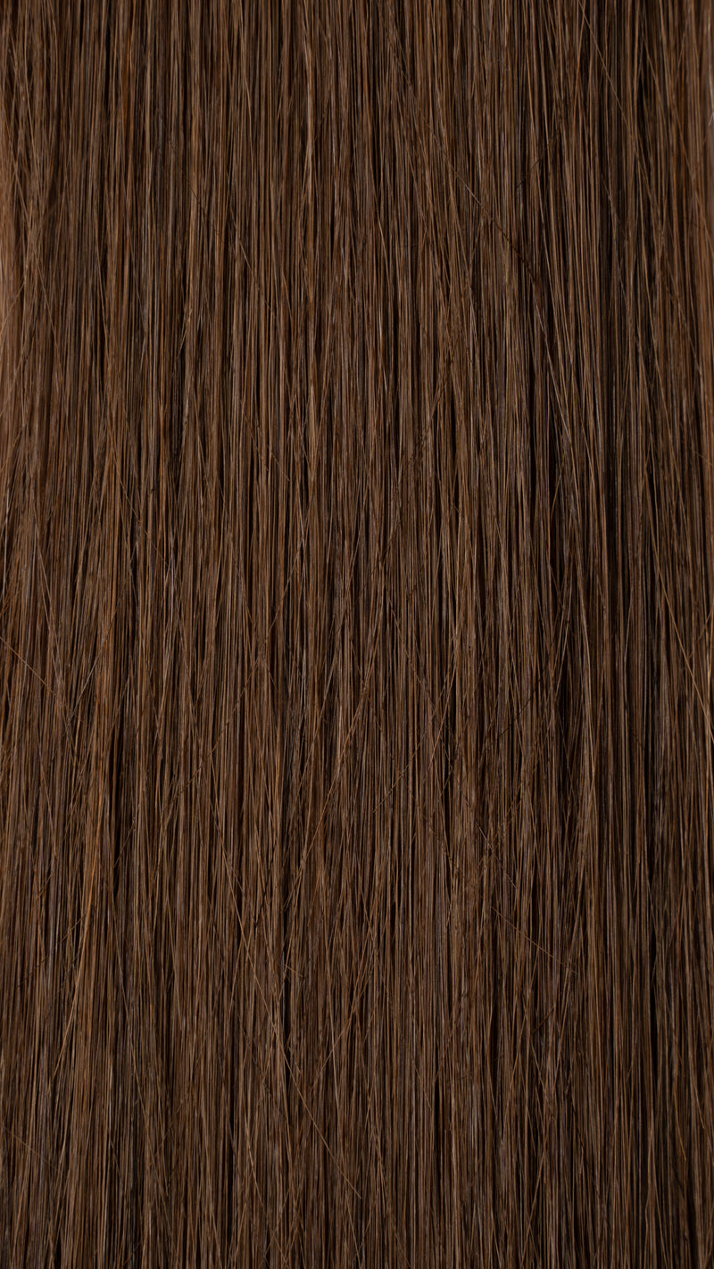 7 Piece Clip In Hair Extensions: #3 Medium Brown