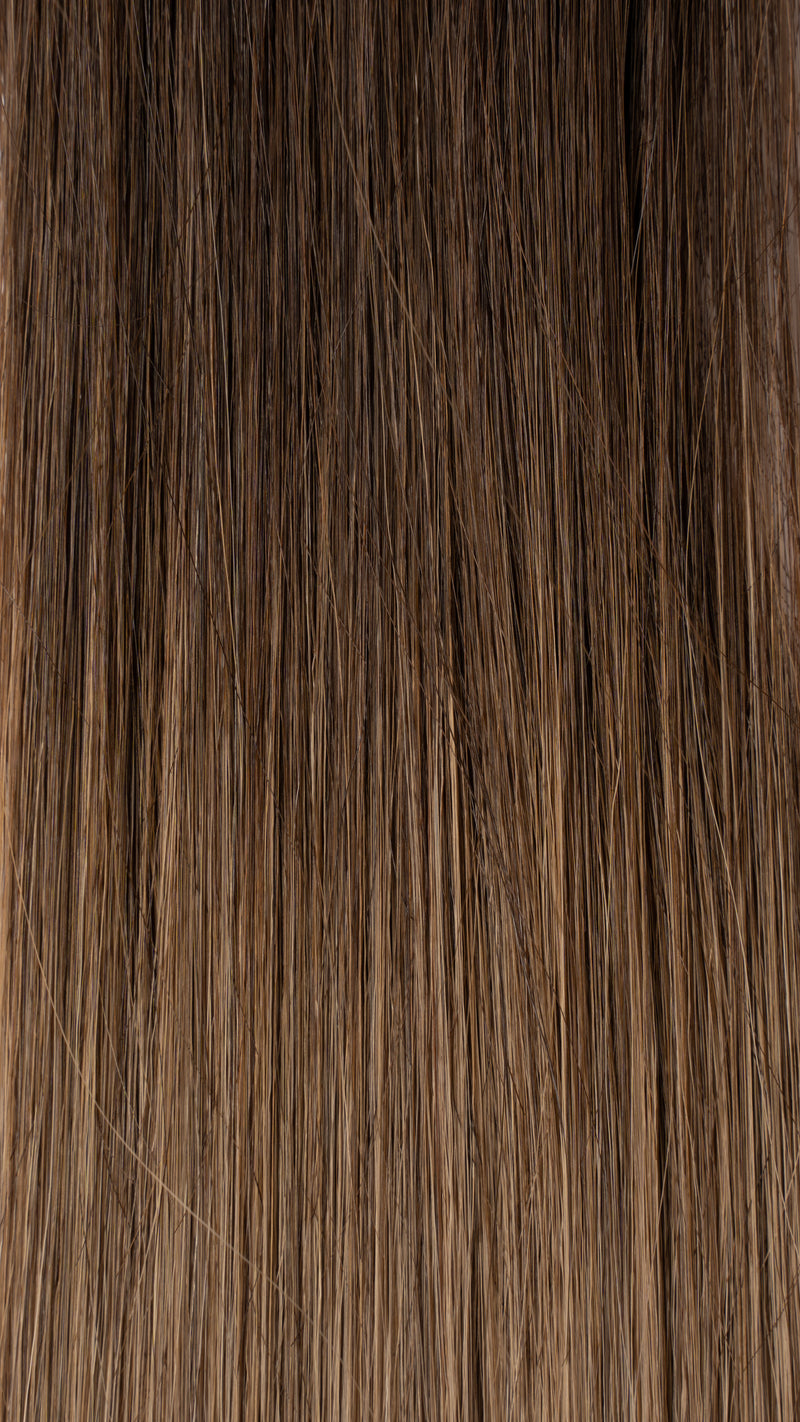 Clip In Hair Extensions: Side Volumiser #T2 B18 Dark Balayage